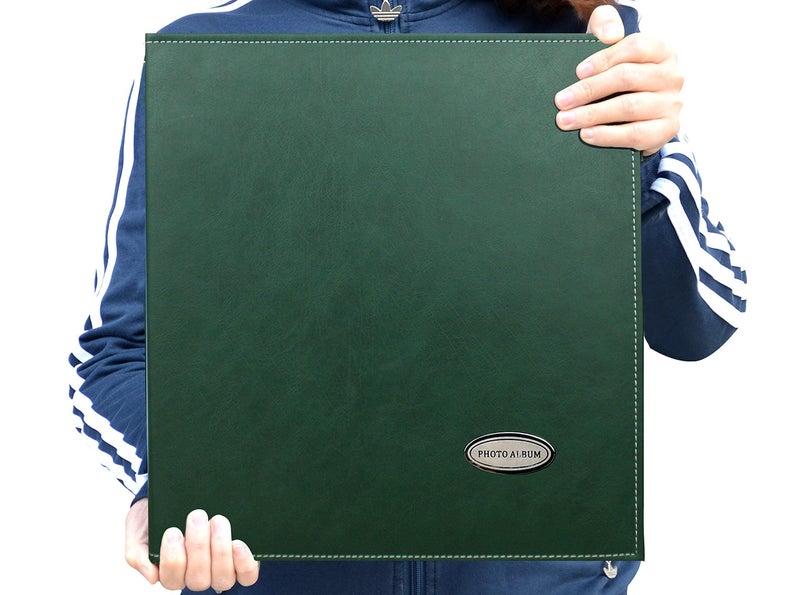 Zoview Self-Adhesive Photo Album, Dust-free, glue free and waterproof Scrapbook Album, Family album, Leather Cover, Hand Made DIY Albums Holds 3x5, 4x6, 5x7, 6x8,8x10 photos - Image 1
